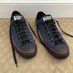 Brand New Custom Navy, Black, & Red Converse Chucks